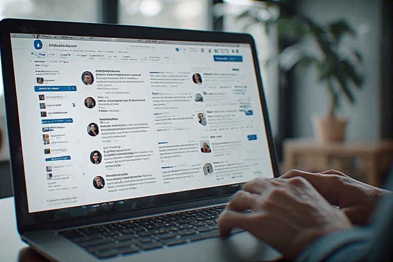 LinkedIn outreach for AI avatar agency client acquisition showing active conversations with Indian business owners