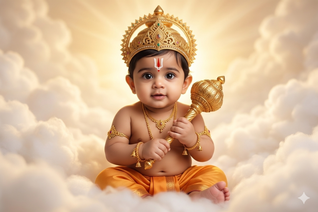 Bal Hanuman Baby Boy prompt