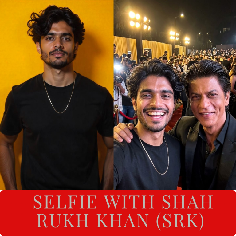 Gemini AI SRK selfie prompts collage: Shah Rukh Khan with user at Bollywood premiere (golden red carpet), London Big Ben (daylight casual), Mumbai rooftop (golden hour skyline), Burj Khalifa (arms-wide night pose)—Dzinepixel Nano Banana 4K photoreal transformations, #1 India SRK selfie trend 2026.