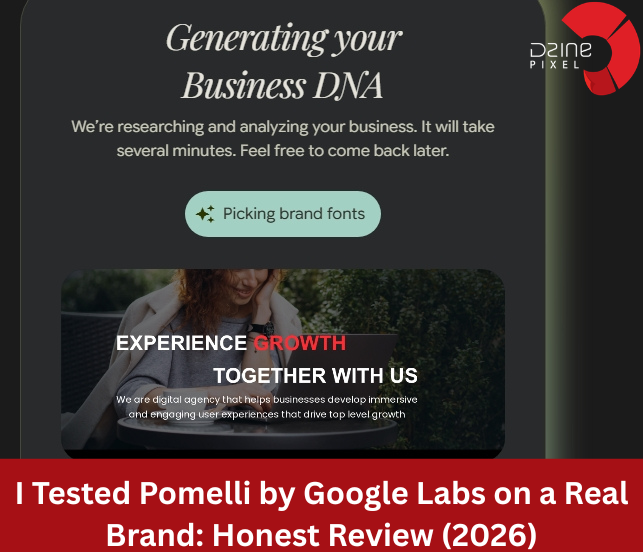 I Used Pomelli by Google Labs for the First Time for Dzinepixel’s Business DNA: Here’s My Honest Take as a Digital Marketer