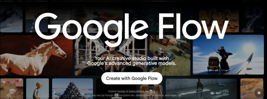 Google Flow AI versus Nano Banana versus Veo 3.1 comparison banner showing AI tools on desktop screens with the title “Best AI Photo Editing and Video Tools in 2026” and Dzinepixel branding.